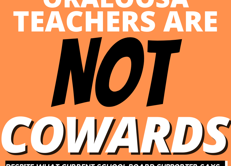 School Board Supporter Calls Okaloosa Teachers “Cowards” for Speaking Up!!